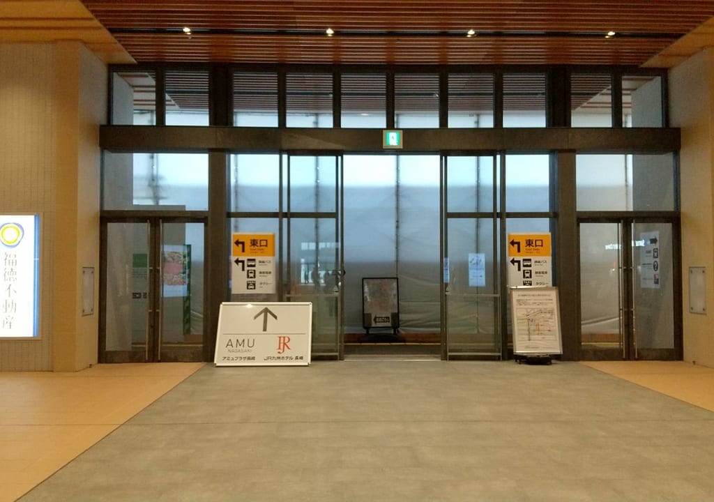 2023年2月長崎駅周辺工事